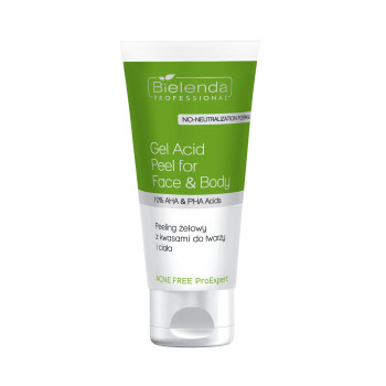 Гель-пилинг с кислотами 10% ACNE FREE BIELENDA PROFESSIONAL