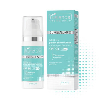 Крем для лица от пигментных пятен с SPF50 SKIN TONE BIELENDA PROFESSIONAL
