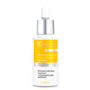 Кислотно-антиоксидантный скраб WELL AGE PEEL 20% C-SHOT BIELENDA PROFESSIONAL