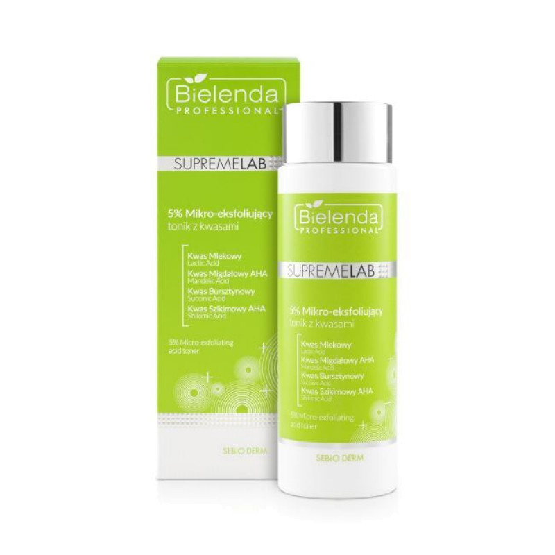 Микроотшелушивающий кислотный тоник SEBIO DERM BIELENDA PROFESSIONAL