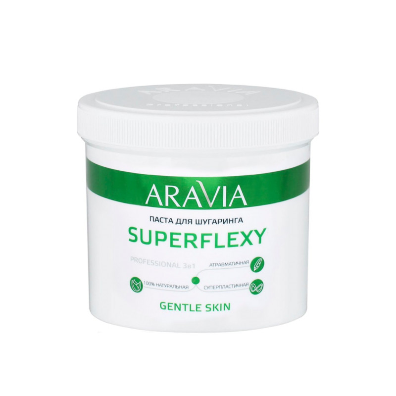 Паста для шугаринга Средняя Superflexy Gentle Skin ARAVIA Паста для шугаринга Средняя Superflexy Gentle Skin ARAVIA