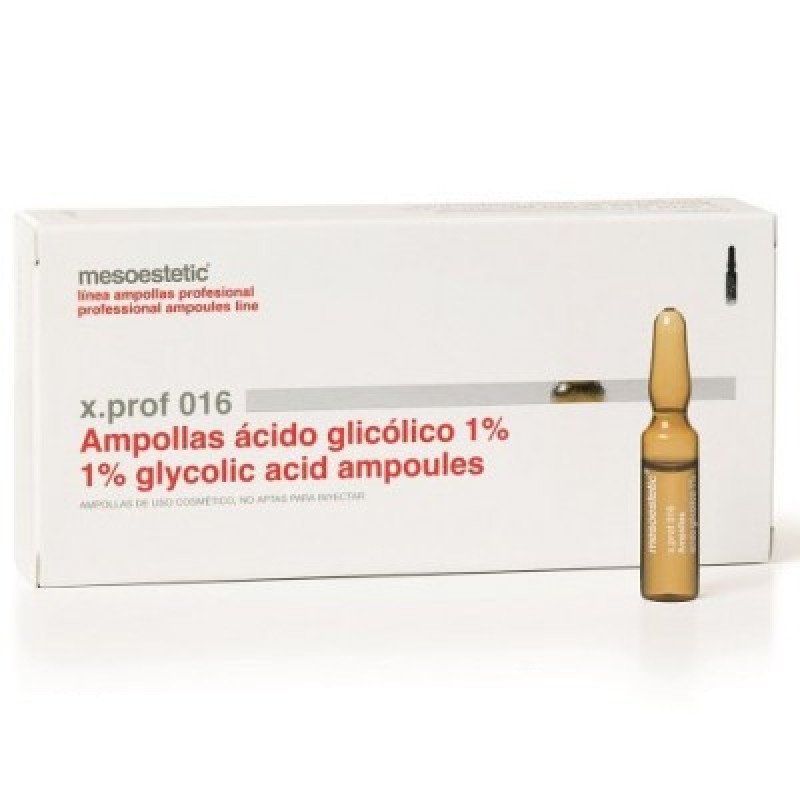 Glycolic acid х.prof 016 Гликолевая кислота 1% Mesoestetic Glycolic acid х.prof 016 Гликолевая кислота 1% Mesoestetic