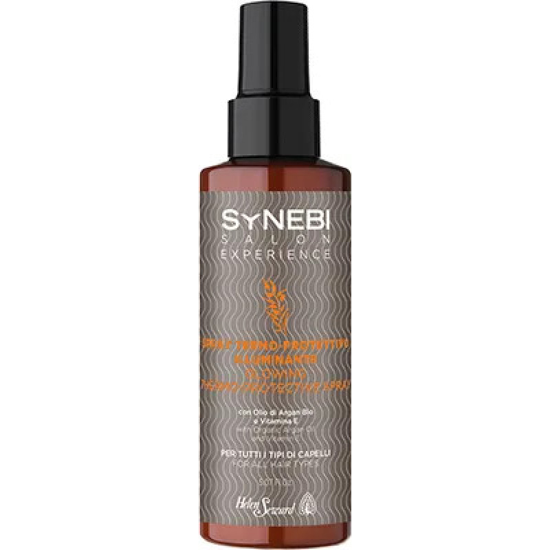 SYNEBI Glowing Thermo-Protective Spray Термозащитный двухфазный спрей с аргановым маслом и витамином Е HELEN SEWARD