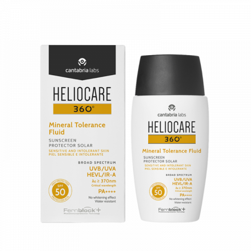 HELIOCARE 360 Mineral Tolerance Fluid Sunscreen SPF 50 - Солнцезащитный минеральный флюид с SPF 50 для чувствительной кожи IFC GROUP HELIOCARE 360 Mineral Tolerance Fluid Sunscreen SPF 50 - Солнцезащитный минеральный флюид с SPF 50 для чувствительной кожи IFC GROUP