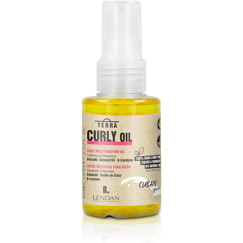 Многофункциональное масло для кудрявых волос TERRA CURLY LENDAN Многофункциональное масло для кудрявых волос TERRA CURLY LENDAN