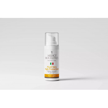 Лёгкий солнцезащитный крем флюид Fluid Very High Protection +Hydration +Antioxidant SPF 100 MEDICI BIOCEUTICS