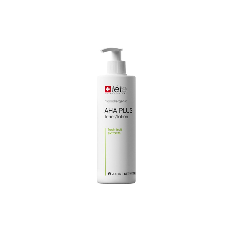 AHA Plus Toner с AHA-кислотами и экстрактом мякоти фруктов TETE