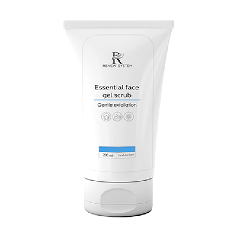 Essential face gel scrub Деликатный гель-скраб для очищения кожи RENEW SYSTEM Essential face gel scrub Деликатный гель-скраб для очищения кожи RENEW SYSTEM