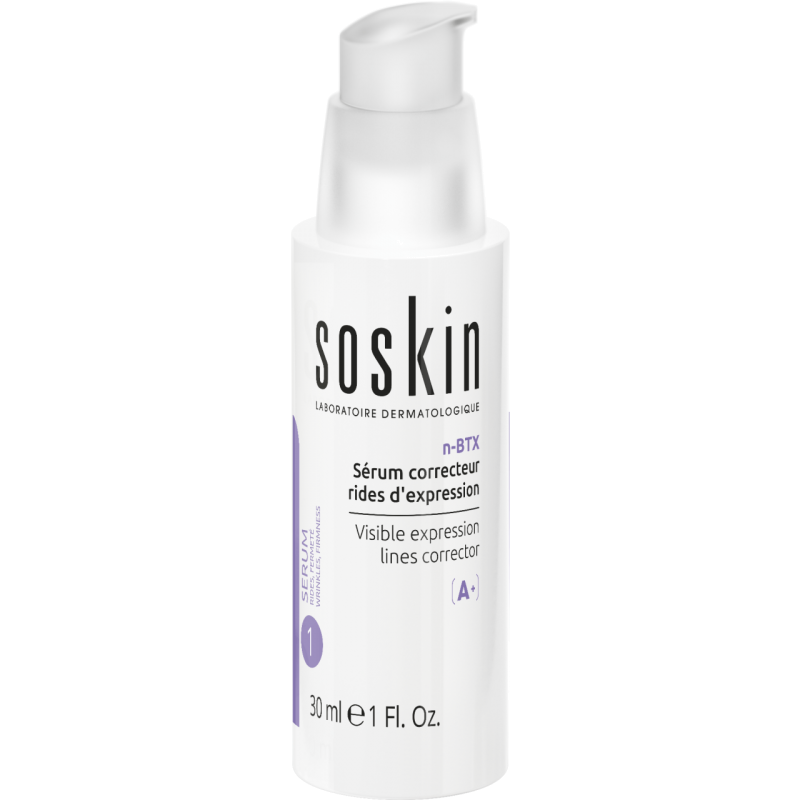 Гель-сыворотка для коррекции мимических морщин Visible expression lines corrector SOSKIN Гель-сыворотка для коррекции мимических морщин Visible expression lines corrector SOSKIN