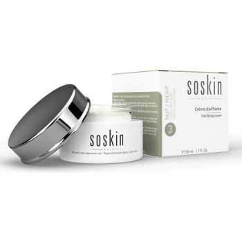 Ночной омолаживающий осветляющий крем Clarifying cream SOSKIN