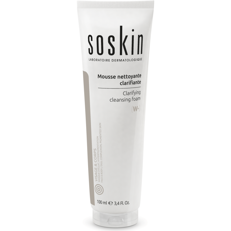 Очищающая осветляющая пенка -мусс Clarifying Cleansing Foam SOSKIN