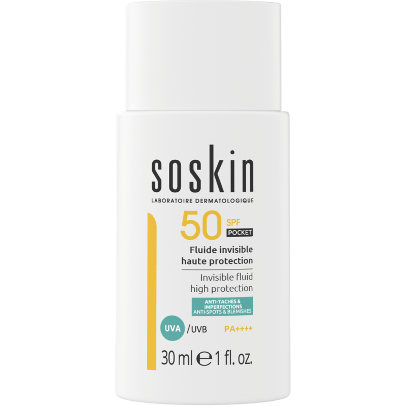 Солнцезащитный невидимый флюид SPF 50 SPF50 Invisible Fluid High Protection SOSKIN Солнцезащитный невидимый флюид SPF 50 SPF50 Invisible Fluid High Protection SOSKIN