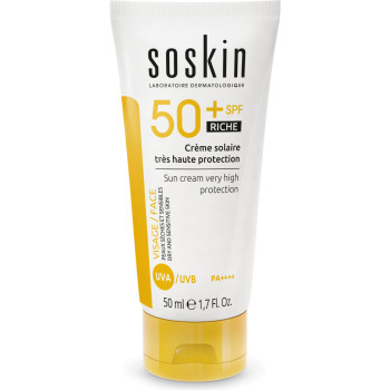 Солнцезащитный питательный крем SPF 50  SPF50+ Sun Cream Very high Protection SOSKIN